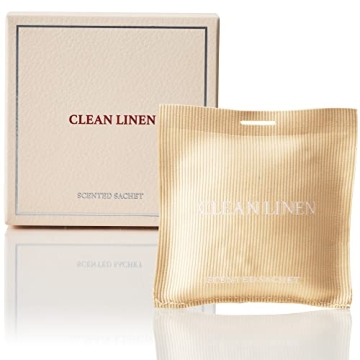 COCORRÍNA Scented Sachet – Clean Linen Scented Sachet Bags, Car Air Freshener Sachets for Drawers...