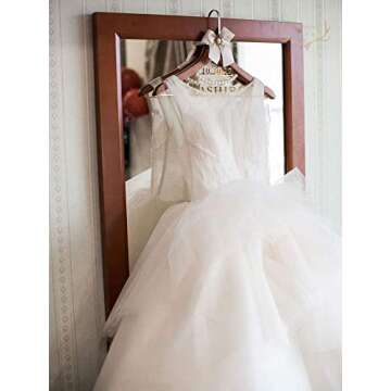 Bride Hanger,Wedding dress Hanger, wedding Gift, Groom Hanger for Tuxedo or Suit,Bridesmaid Hanger, ...