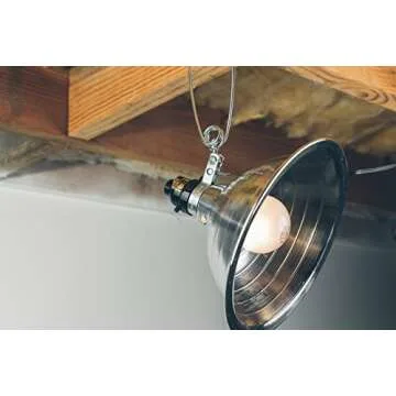 Woods Clamp Lamp Light: Versatile 150W with Aluminum Reflector