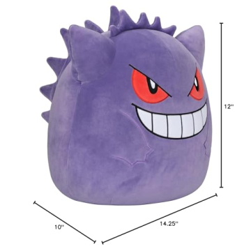 Squishmallows Gengar Plush - Perfect Pokémon Gift