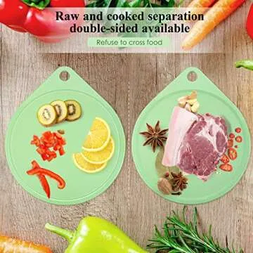 LEEFE Kids Knife Set for Cooking, with Cutting Board, Safe Lettuce and Salad Knives, Kids Cooking Utensils (Green)