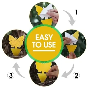 Cleanuper 58 Pcs Non-Toxic Flying Insect Traps for All