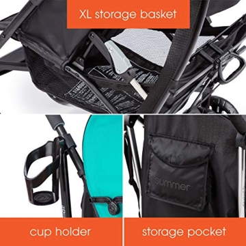 Summer Infant 3Dlite Stroller - Lightweight & Easy to Use