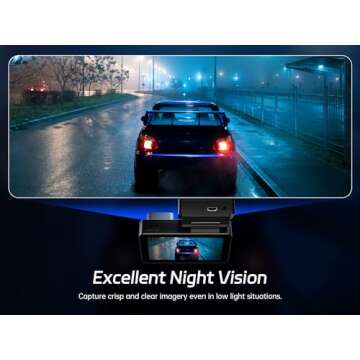 Pelsee P3 4K Dash Cam Front and Rear, 64GB SD Card, 4K+1080P Dual Dash Camera for Cars with Wi-Fi, GPS, ADAS, BSD, LCA, 3’’ IPS Display Car Camera, APP & Voice Control, Night Vision, 24H Parking Mode