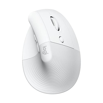 Experience Ultimate Comfort with Logitech Lift Vertical Ergonomic Mouse - Wireless, Quiet, Versatile...