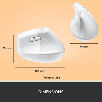 Logitech Lift Ergonomic Mouse - Wireless Comfort for All
