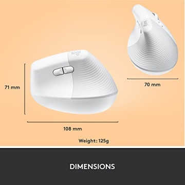 Logitech Lift Ergonomic Mouse - Wireless Comfort for All