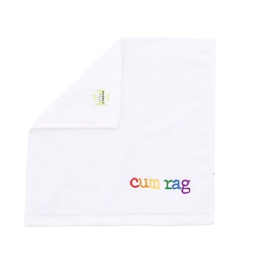 Funny Cum Rag Towel Adult Humor Gag Gift for Parties