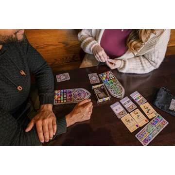 Sagrada Board Game | Family Game for Kids and Adults | Dice Drafting and Placement Strategy Game | Ages 10+ | 1 to 4 Players | by Floodgate Games