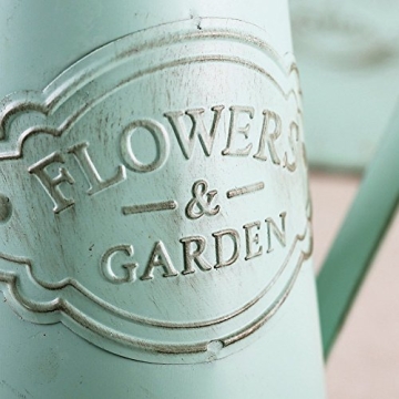 VANCORE Shabby Chic Metal Jug Vase for Decoration