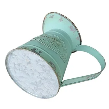 VANCORE Shabby Chic Metal Jug Vase for Decoration