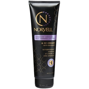 Norvell Venetian Self Tanner Gradual Color Extender with Violet Undertones, 8.5 fl. oz - Moisturizin...
