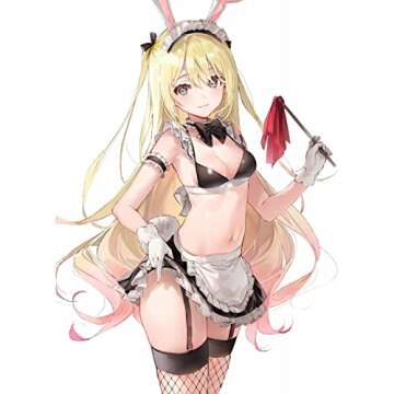 paloli Maid Outfit Anime Halloween Cosplay Costume French Apron Fancy Lingerie Sets for Women