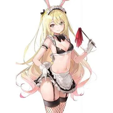 paloli Maid Outfit Anime Halloween Cosplay Costume French Apron Fancy Lingerie Sets for Women