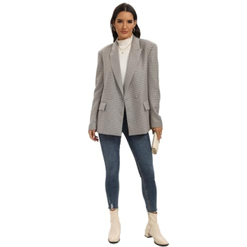 Stylish TRNY Women's Oversized Blazer for Effortless Elegance