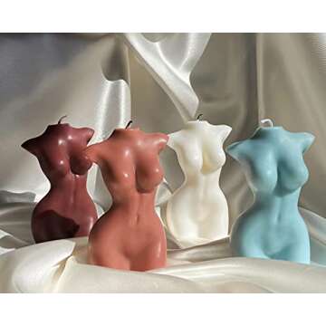 Scented Torso Candle | Goddess Candle | Female Body Candle | Venus Candle | Bust Candle | Aromatherapy Candles for Home Birthday Party Wedding Spa Decoration (Fairest)