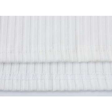 Women's Sexy Bodycon Tank Dresses Sleeveless Ribbed Knit Midi Club Dresses White-a