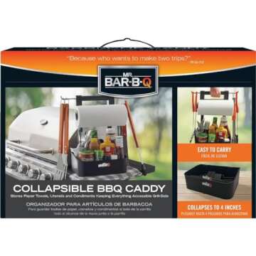 Mr. Bar-B-Q Old Model Caddy - Convenient and Functional Grilling Companion