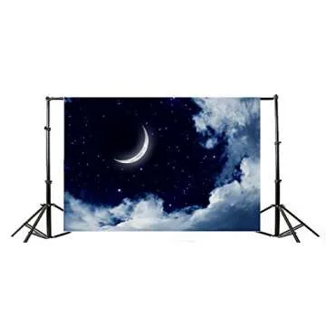 AOFOTO 7x5ft Starry Sky Backdrop for Photography