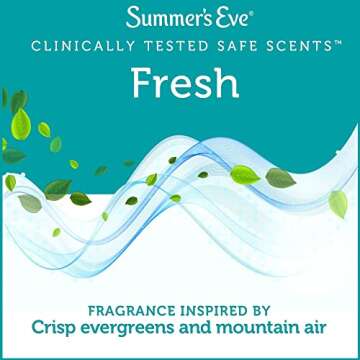 Summer's Eve Douche Fresh Scent 4.5 oz Size (Pack of 2) pH Balanced, Dermatologist & Gynecologist Te...
