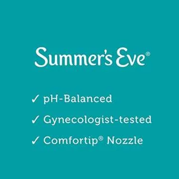 Summer's Eve Douche Fresh Scent 4.5 oz Size (Pack of 2) pH Balanced, Dermatologist & Gynecologist Tested