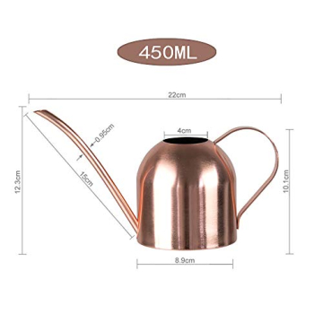 AMORNING Stylish Copper Watering Can for Small Plants