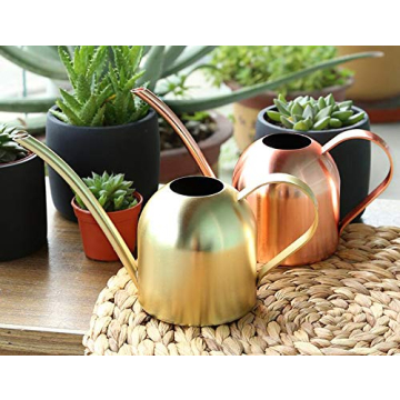 AMORNING Stylish Copper Watering Can for Small Plants