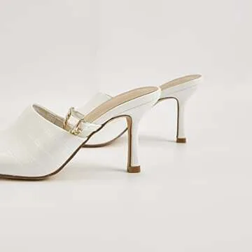 Coutgo Women's Kitten Heels for Stylish Summer Wear