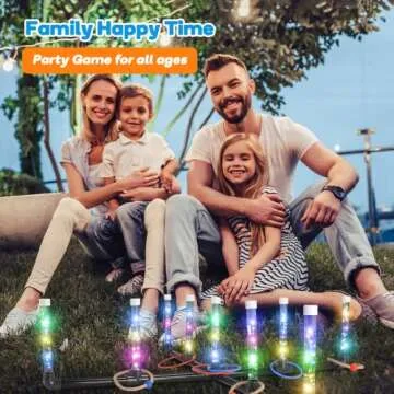 LED Ring Toss Game: FunforFun! 30-Inch Games for Everyone