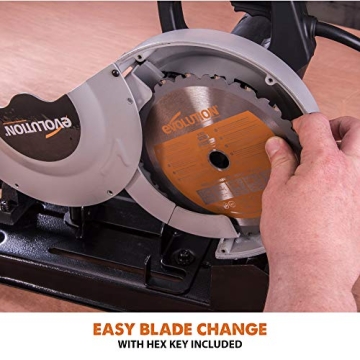 Powerful Evolution RAGE4 7-1/4-Inch Cut Chop Saw