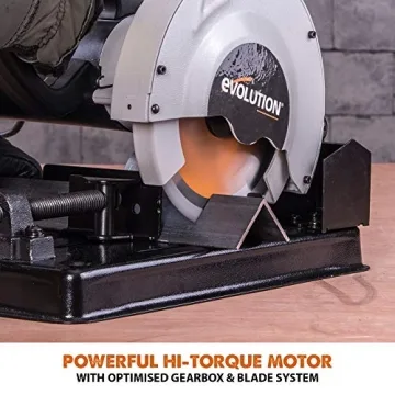 Powerful Evolution RAGE4 7-1/4-Inch Cut Chop Saw