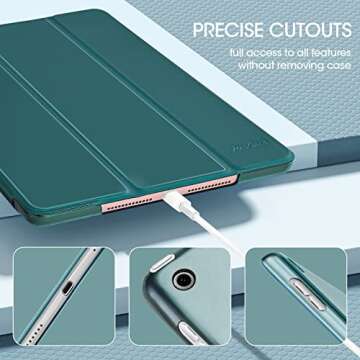 ProCase for iPad 9th Generation 2021/ iPad 8th Generation 2020/ iPad 7th Generation 2019 Case, 10.2 iPad Case iPad Cover 9th Generation -Emerald