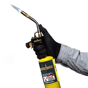 Bernzomatic TS4000 Torch with 3 Propane Canisters