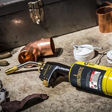 Bernzomatic TS4000 Torch with 3 Propane Canisters