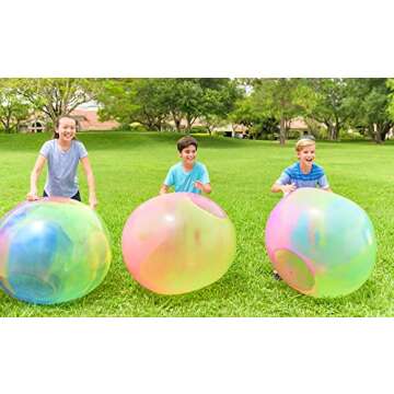 ACA Groovy Wubble Bubble Ball - Bouncing Fun for All