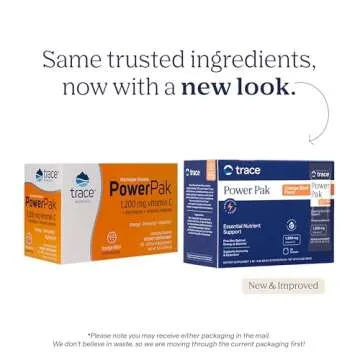Electrolyte Stamina Power Pak Orange Blast Trace Minerals 0.17oz(4.8g) each 30 Packet.