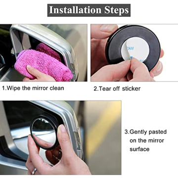 HD Blind Spot Mirrors - Enhance Driving Safety