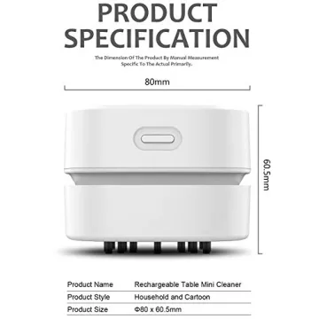 Compact ODISTAR Vacuum Cleaner with Timer & Battery