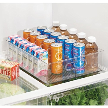 iDesign Divided Fridge and Freezer Organizer for Efficient Storage