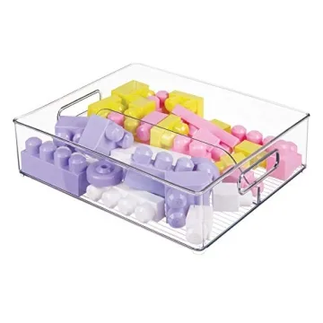 iDesign Divided Fridge and Freezer Organizer for Efficient Storage