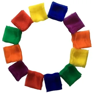 AIVIAI Kids Dance Scarves 12pcs for Music Movement Play