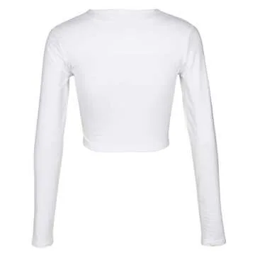 Artfish Women's Fleece Lined Quarter Zip Crop Top