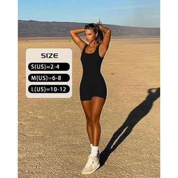 elelady Women's Seamless Workout Jumpsuit for Fitness Fun