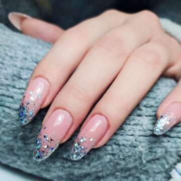 CIYOWTA Holographic Glitter, Chunky and Fine Glitter Mix, Set of 20 Colors 10g, Glitter for Crafts Tumblers, Iridescent Glitter Flakes, Eye Hair Face Body Chunky Glitter, Glitter Flakes Sequins Set