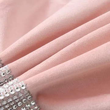 NordECO HOME Throw Pillow Covers Set - Velvet Elegance in Pink