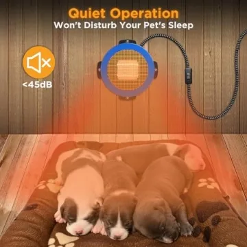 TURBRO Wall Mount Dog House Heater 400W - Safe & Durable