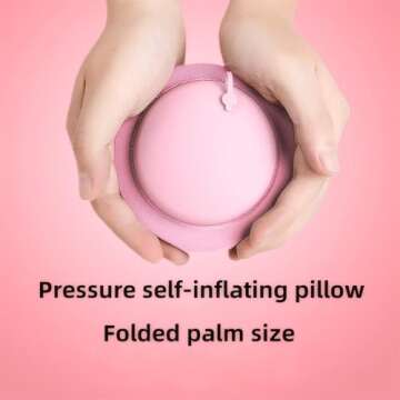 Adjustable Inflatable Neck Pillow for Travel Comfort