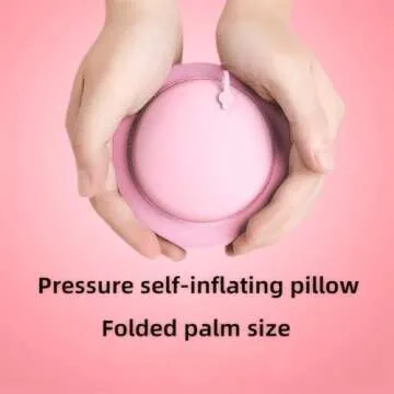 Adjustable Inflatable Neck Pillow for Travel Comfort