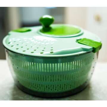 Salad Spinner Kit Romaine Lettuce Kitchen Gadgets Bowl Container Fresh Food Home Shredded Lettuce Products