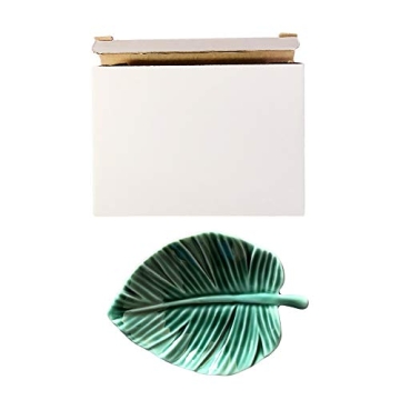 HOME SMILE Leaf Trinket Dish for Jewelry & Gifts